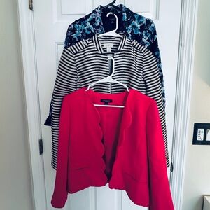 Ann Taylor Loft Casual Office Blazer Jackets Dress Up or Down 3 for $50